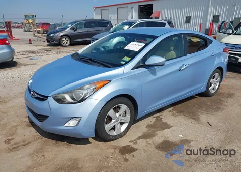 2012 Hyundai Elantra Gls (Ulsan Plant) from USA, damaged, VIN KMHDH4AE4CU312973